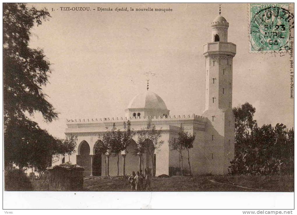 Tzi Ouzou - Djemaa djedid, la nouvelle mosquée.