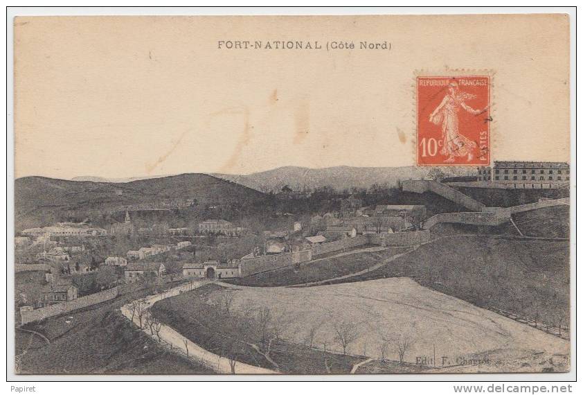 cpa Algerie Kabylie Fort National Côté Nord