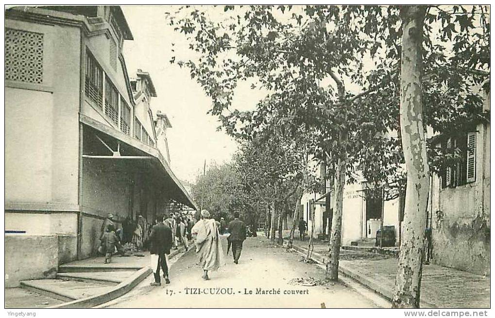 ALGERIE.TIZI-OUZOU.LE MARCHE COUVERT.PLIE
