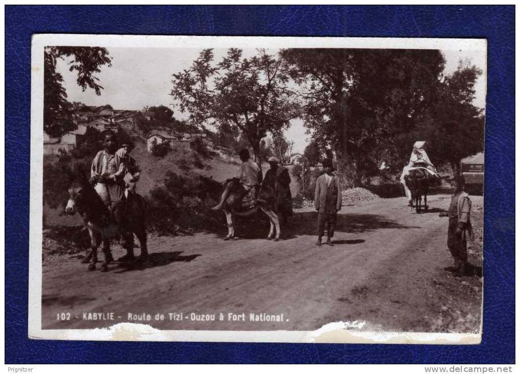 ALGERIE / ALGERIEN  Kabylie - Route de Tizi - Ouzou a Fort National