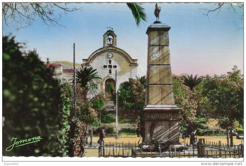 CPSM TIZI OUZOU (Algérie) - Monument aux morts