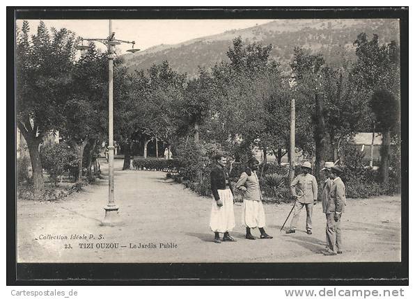 CPA Tizi Ouzou, Le Jardin Public