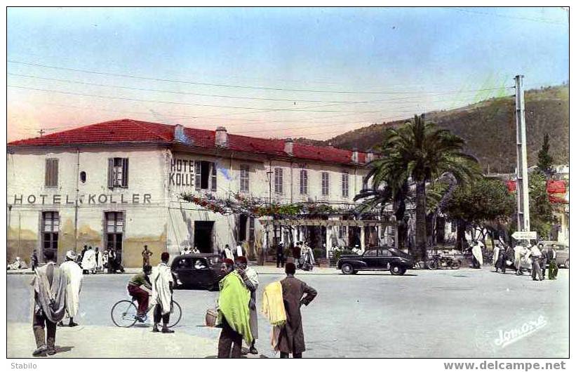 ALGERIE - TIZI OUZOU - ENTREE DE LA VILLE ET HOTEL KOLLER N° 69 -