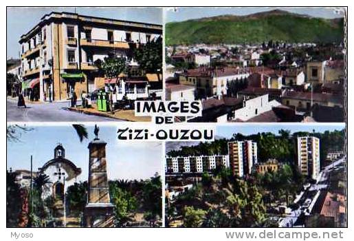 Images de TIZI OUZOU (La Kabylie) Avenue Aillaud Vue generale Monument aux morts nouveaux Immeubles