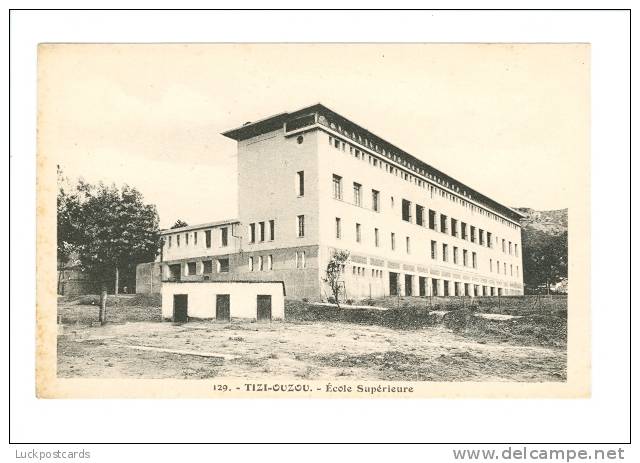 LP125    Tizi Ouzou,  Algeria ,   Ecole Superieure, School, vintage postcard