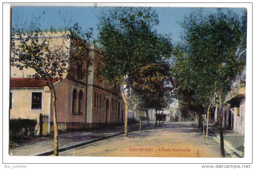 Tizi-Ouzou - l´école maternelle - colorisée - Daka Berkani n° 13