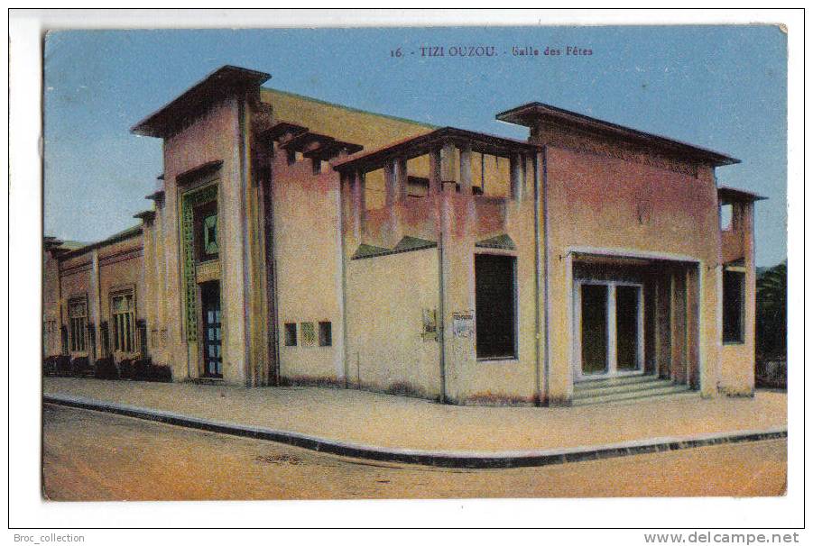 Tizi-Ouzou - salle des fêtes - colorisée - Daka Berkani