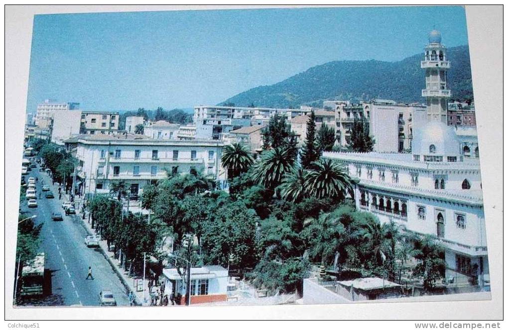 CPSM Afrique Algérie Tizi Ouzou - Place de la Mosquée