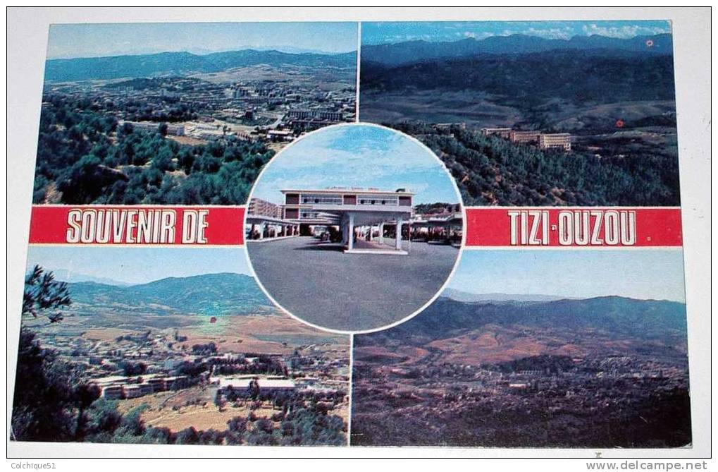 CPSM Afrique Algérie Tizi Ouzou - Multivues