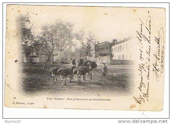TIZI OUZOU -- Rue principale et gendarmerie  1900