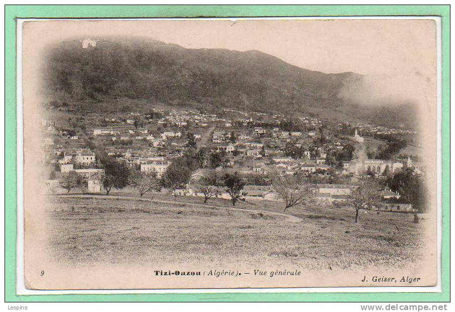 ALGERIE --   Tizi Ouzou -  Vue générale