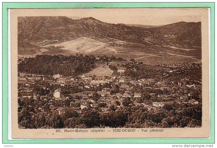 ALGERIE --   Tizi Ouzou -- Vue générale