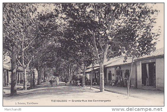 ALGERIE.TIZI OUZOU.GRANDE RUE DES COMMERCANTS editeur teissier tizi ouzou