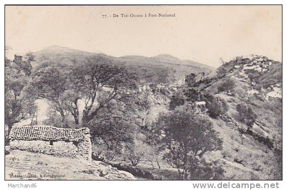 ALGERIE.DE TIZI OUZOU A FORT NATIONAL  editeur achard fort national