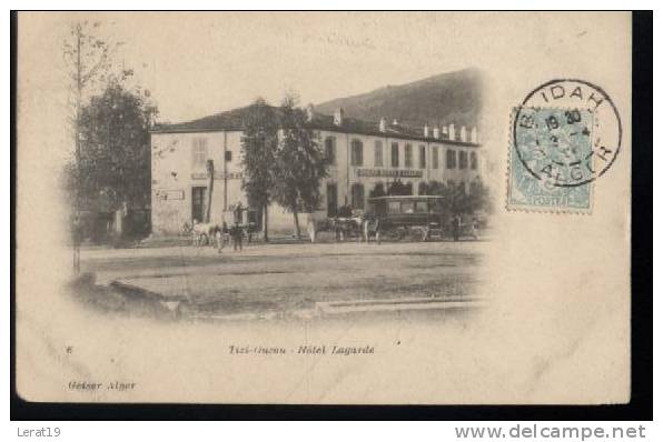 ALGERIE......TIZI OUZOU..HOTEL LAGARDE. ECRITE........‹(•¿•)›