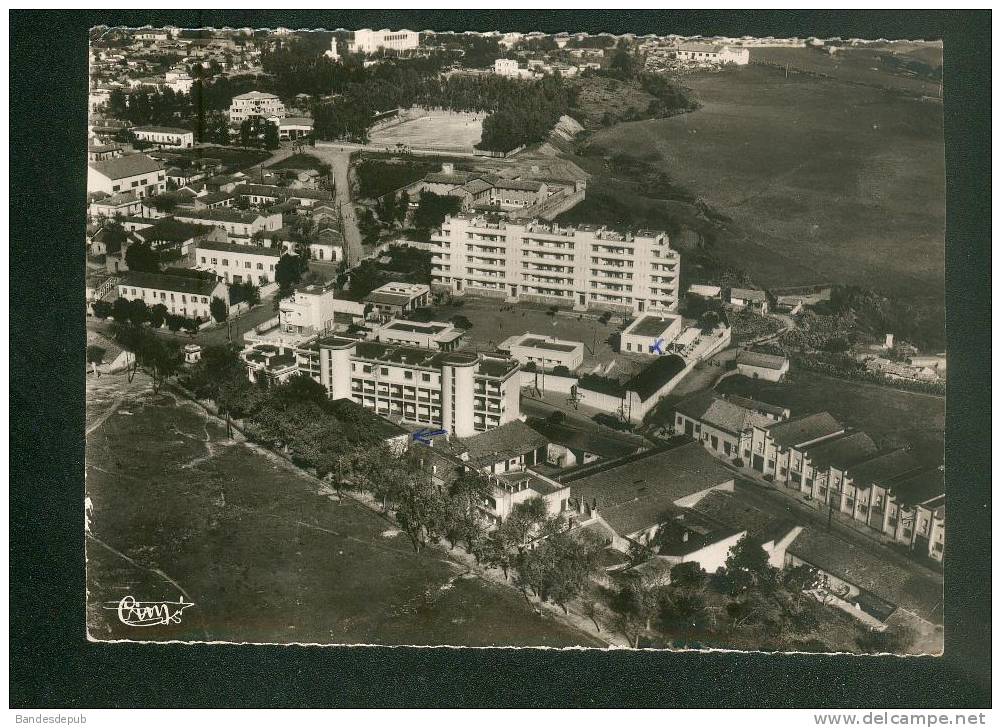 CPSM - Algérie - TIZI OUZOU - Vue panoramique aérienne ( COMBIER CIM 11 A en l'état)