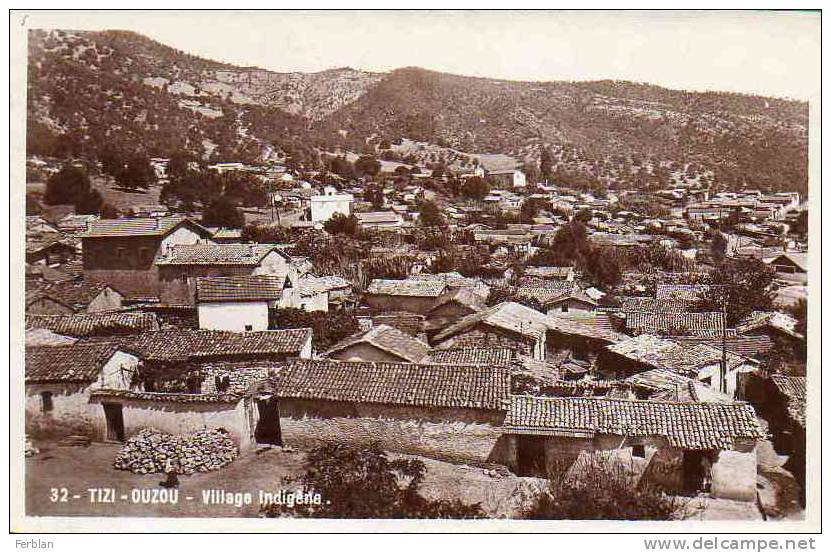 AFRIQUE. ALGERIE. TIZI OUZOU. Vue Générale sur Le Village.