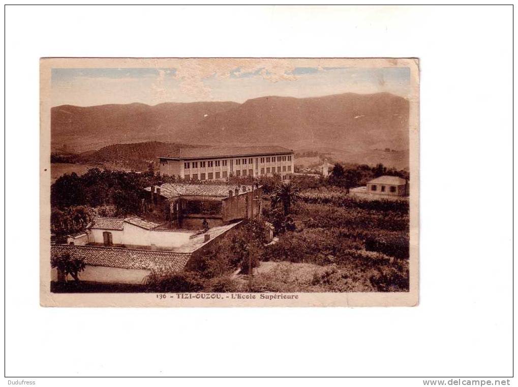 TIZI OUZOU  L ECOLE SUPERIEURE