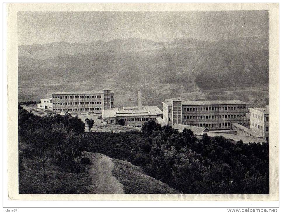 CPA       SANATORIUM DE TIZI OUZOU               VUE AERIENNE