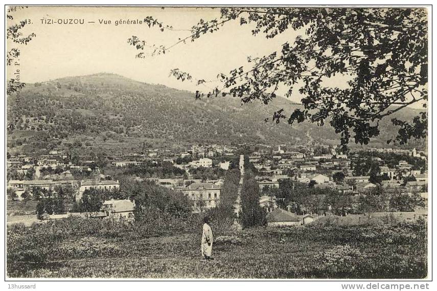 Carte Postale Ancienne Kabylie - Tizi Ouzou. Vue générale