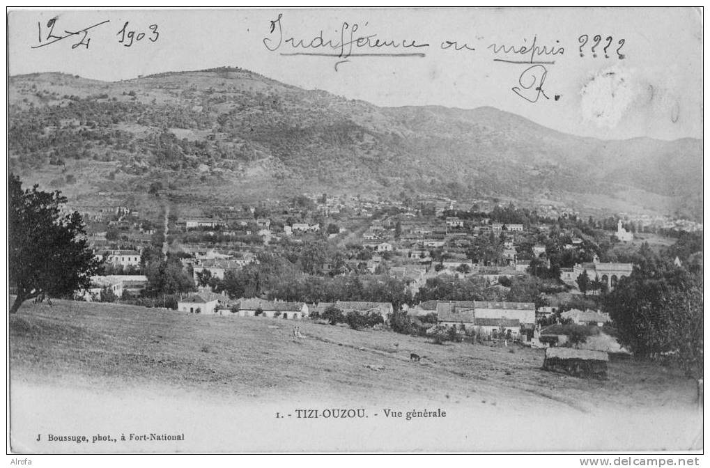 1 - TIZI OUZOU - Vue générale  -1903