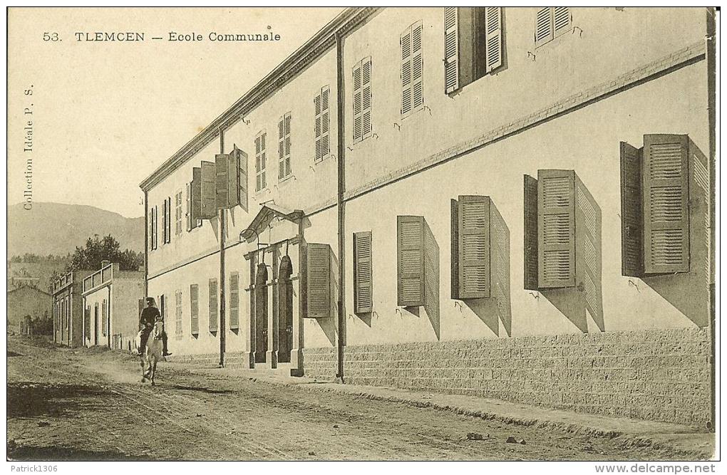 CPA  TLEMCEN, école communale  7944