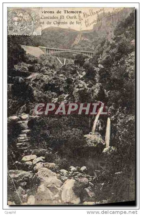CPA Environs de Tlemcen Cascades El Ourit