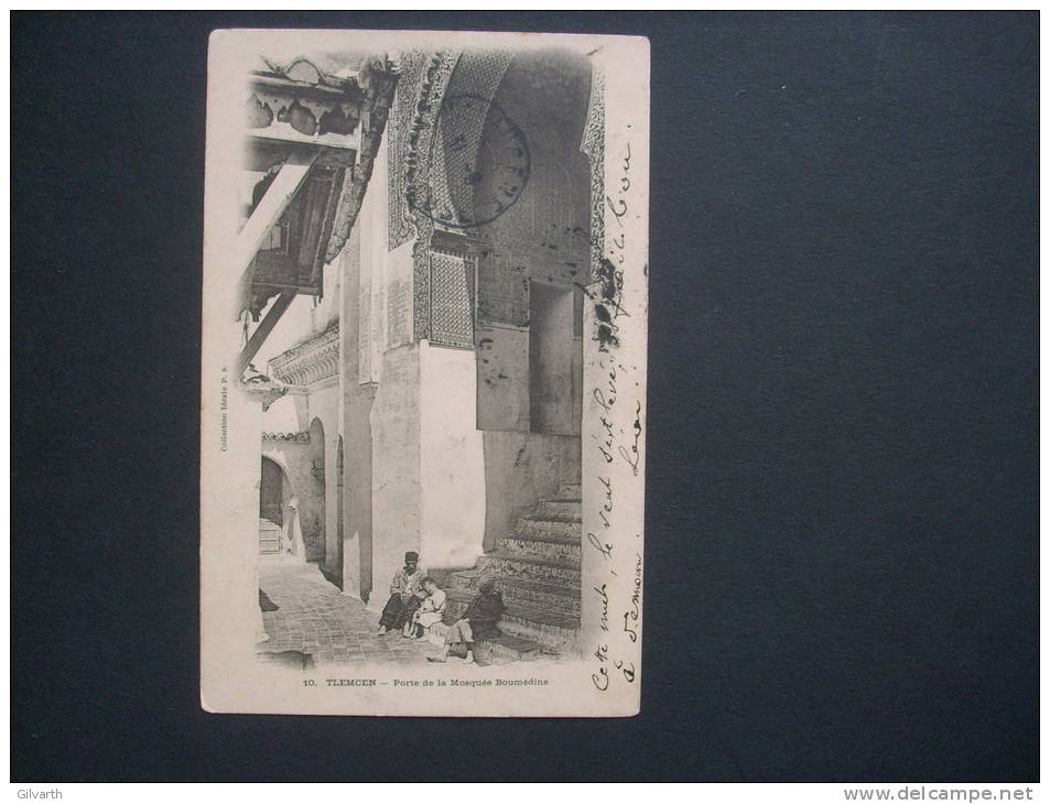 TLEMCEN porte de la mosquée boumédine - idéale ps 10 PRECURSEUR  CIRCULEE  L128A