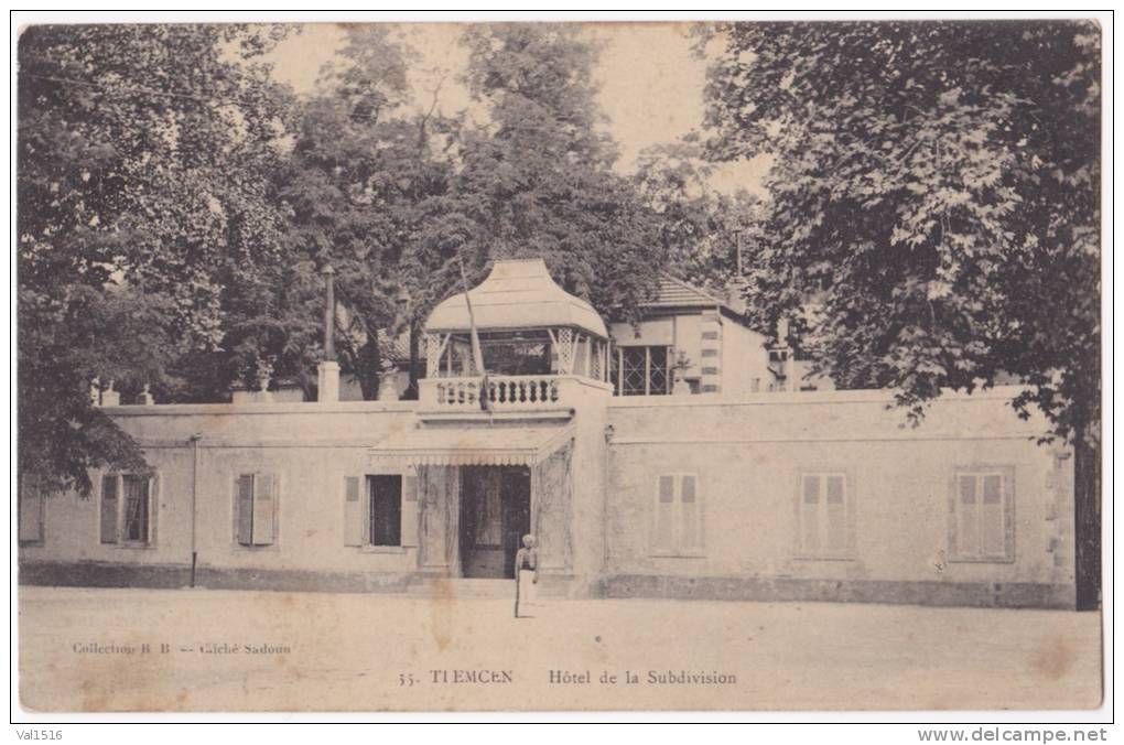TLEMCEN - Hotel de la Subdivision