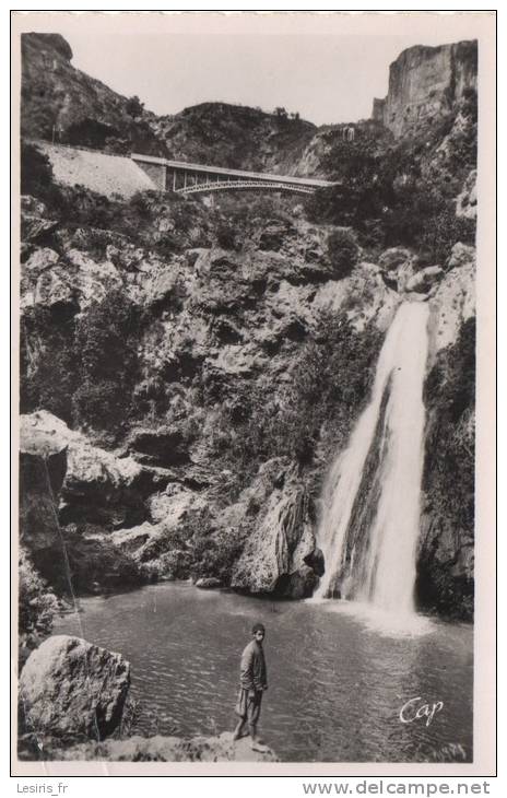 CP - PHOTO - TLEMCEN - CASCADES DE L'OUED MEFROUCH EL OURIT - 112- C. A. P.