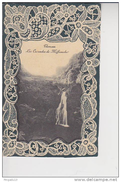 Tlemcen Cascades de Meffrouche Carte peu courante imitation dentelle ?