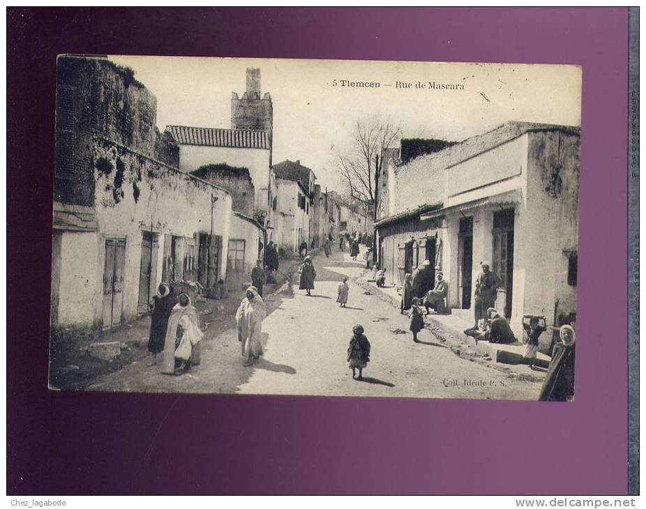 CPA (Alg.) Tlemcen - Rue de Mascara