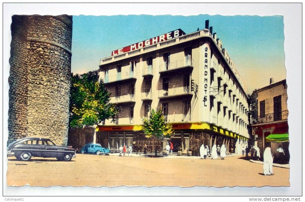 Tlemcen Hôtel du Maghreb - jolie CPSM format CPA Algérie Afrique