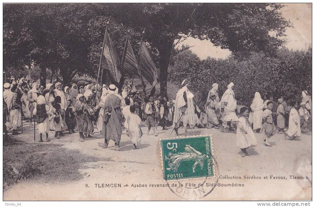 CPA ALGERIE - Tlecem - Fête de Sidi Boumédine