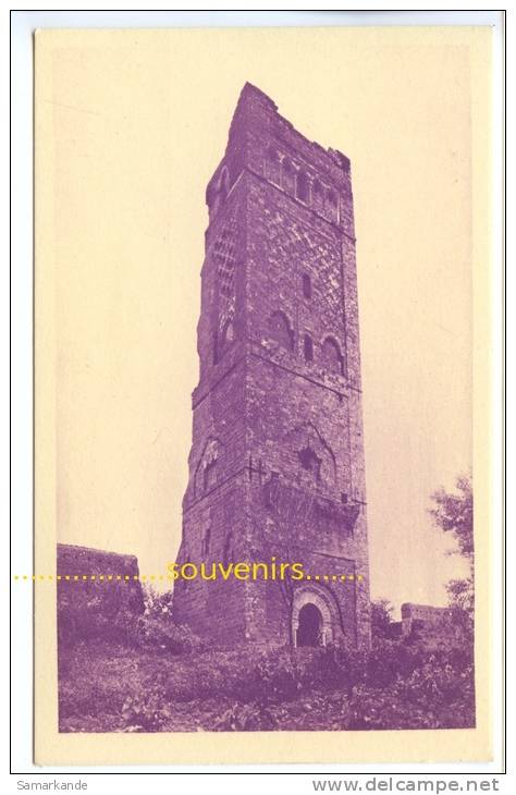 CPSM  Centenaire de  ALGERIE  , 1930  TLEMCEN  Minaret de  Mansoura - ** prix nets **