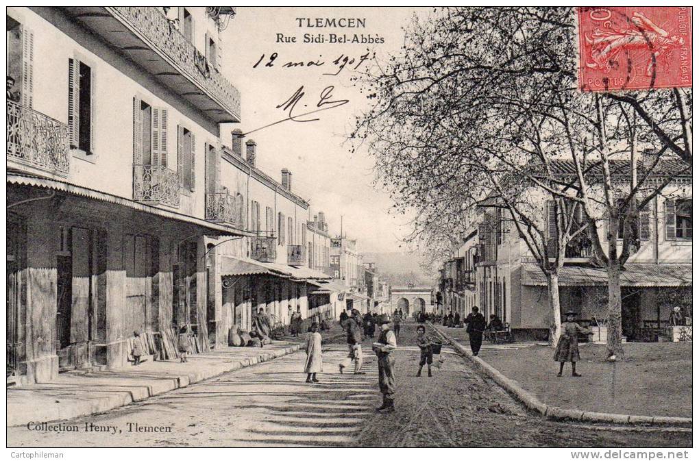 ALGERIE - TLEMCEN - Rue  Sidi - Bel - Abbès