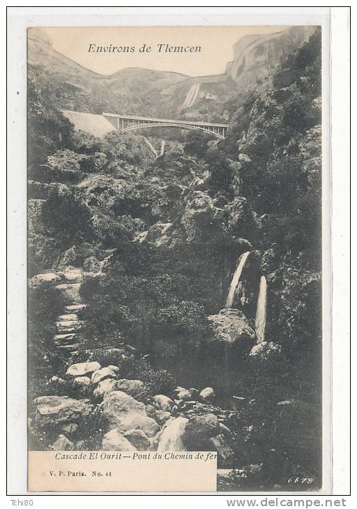 TLEMCEN_Cascade  el Ourit_Pont du Chemin de Fer
