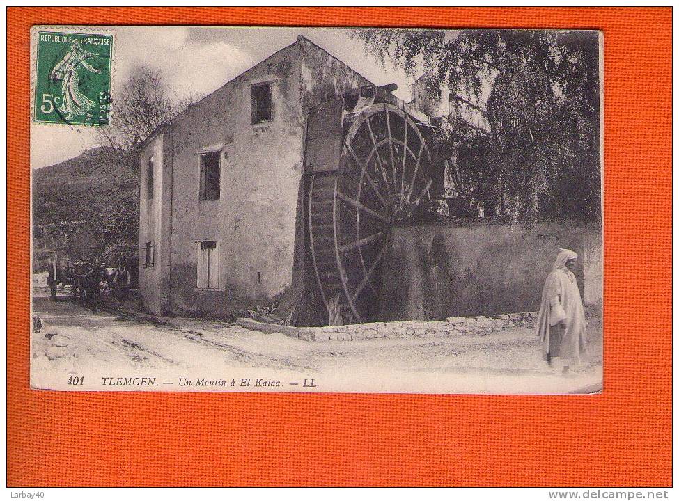 1 cpa ALGERIE TLEMCEN Oranie Un Moulin à El Kalaa