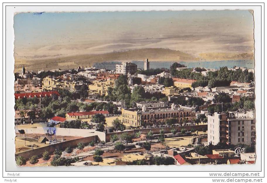 TLEMCEN  EN ALGERIE VUE  GENERALE  CARTE  CIRCULEE