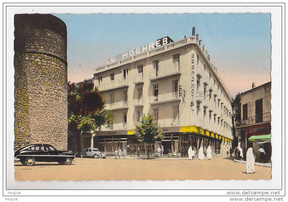 TLEMCEN  L´HOTEL  MOGHREB    CARTE  CIRCULEE