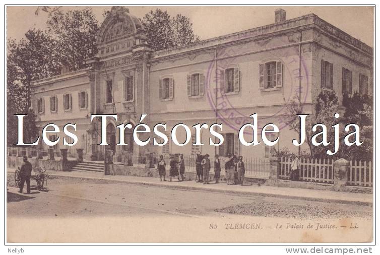 Algérie - Tlemcen - Le Palais de Justice - Cachet Légion Etrangère - Régiment de Marine