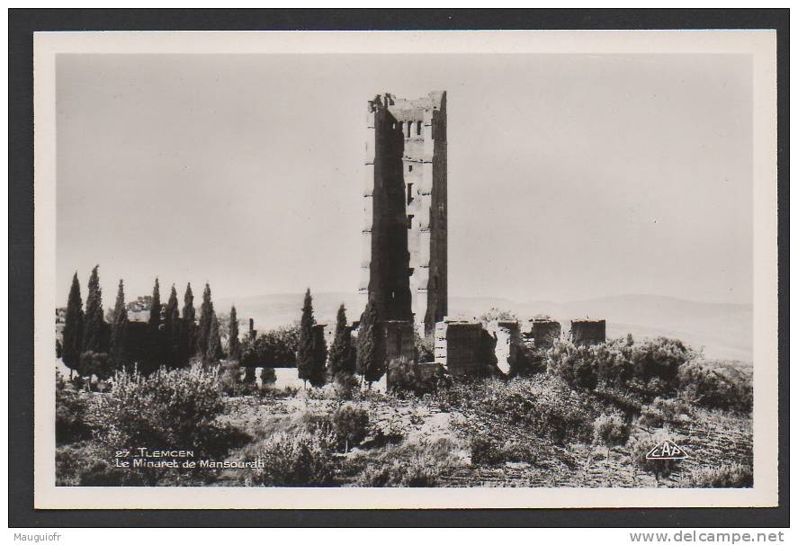 DD / ALGERIE / TLEMCEN / LE MINARET DE MANSOURAH