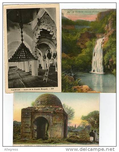 ALGERIE...TLEMCEN........ ..LOT DE 3 CPA.................LOT S343..