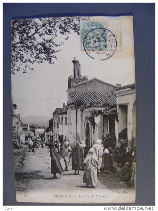 CPA Tlemcen (Algérie) - La Rue de Mascara