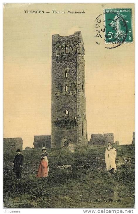 CPA ALGERIE / Tlemcen  / RARE CARTE TOILÉE