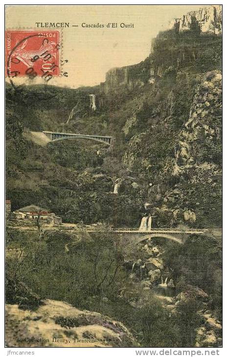 CPA ALGERIE / Tlemcen  / RARE CARTE TOILÉE