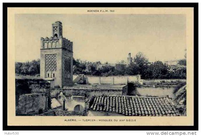 TLEMCEN - ALGERIE - MOSQUEE DU XIVE SIECLE - (CPA)
