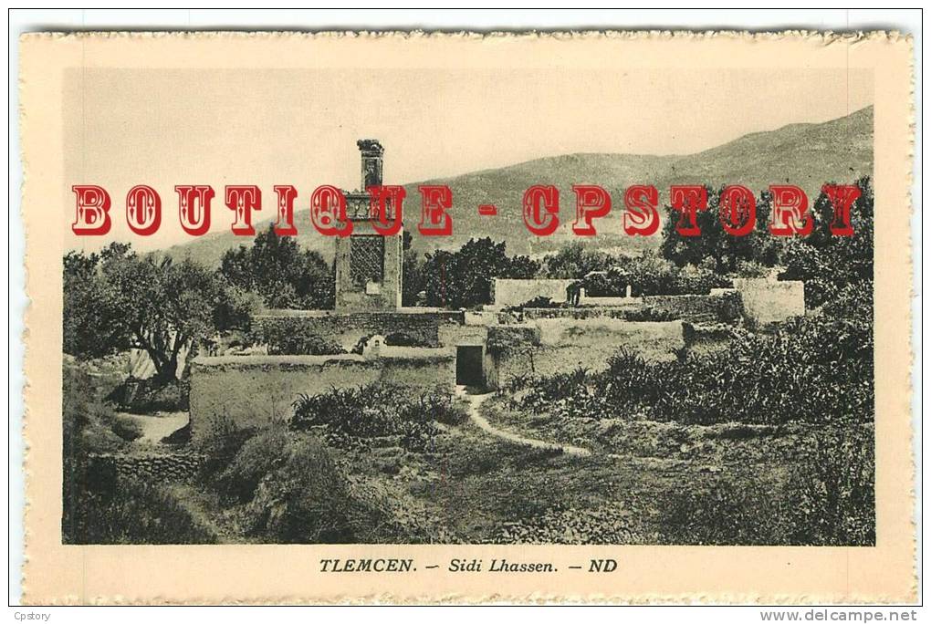ALGERIE - TLEMCEN < Sidi Lhassen - Dos Scanné