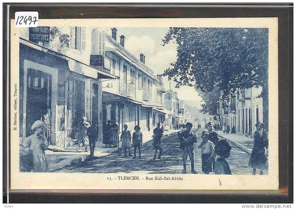 ALGERIE - TLEMCEN - RUE SIDI BEL ABBES - TB