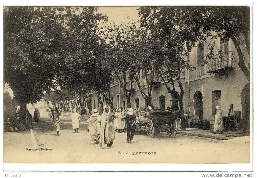 Carte Postale Ancienne Algérie - Vue de Zemmora